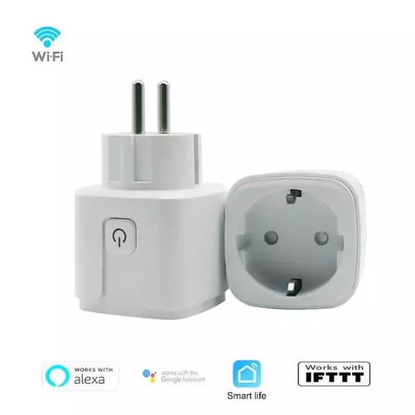 Wi-Fi Smart Plug with energy monitoring - Square shape